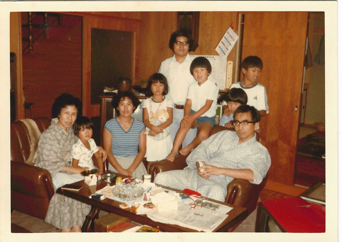 北広島の家の居間（1978年8月）