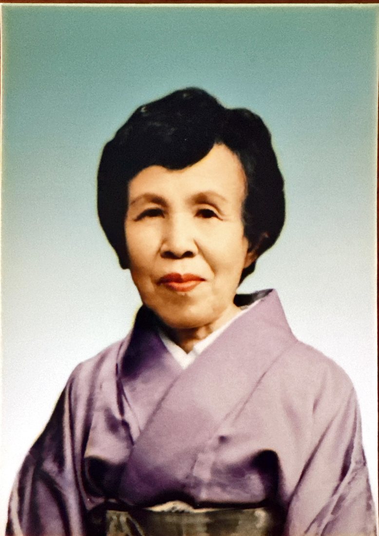 池上徳子の遺影（和装）